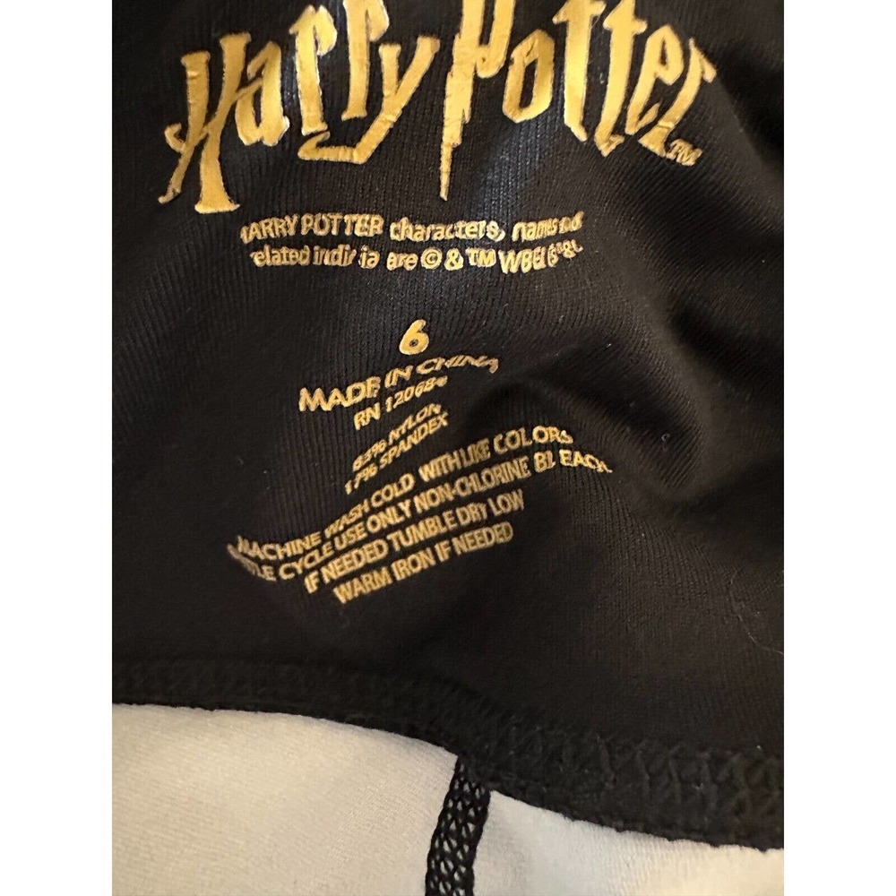 Torrid x Harry Potter Marauder's Map Legging Pants Women's Plus Size 6 6X Black - Picture 5 of 7